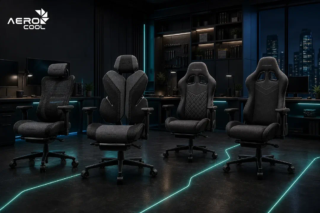 Кресла Aerocool для офисной команды и рабочих мест