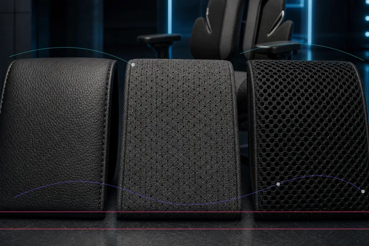 Сравнение поверхностей Racer, Loft Air и Mesh для долгих игровых сессий Aerocool