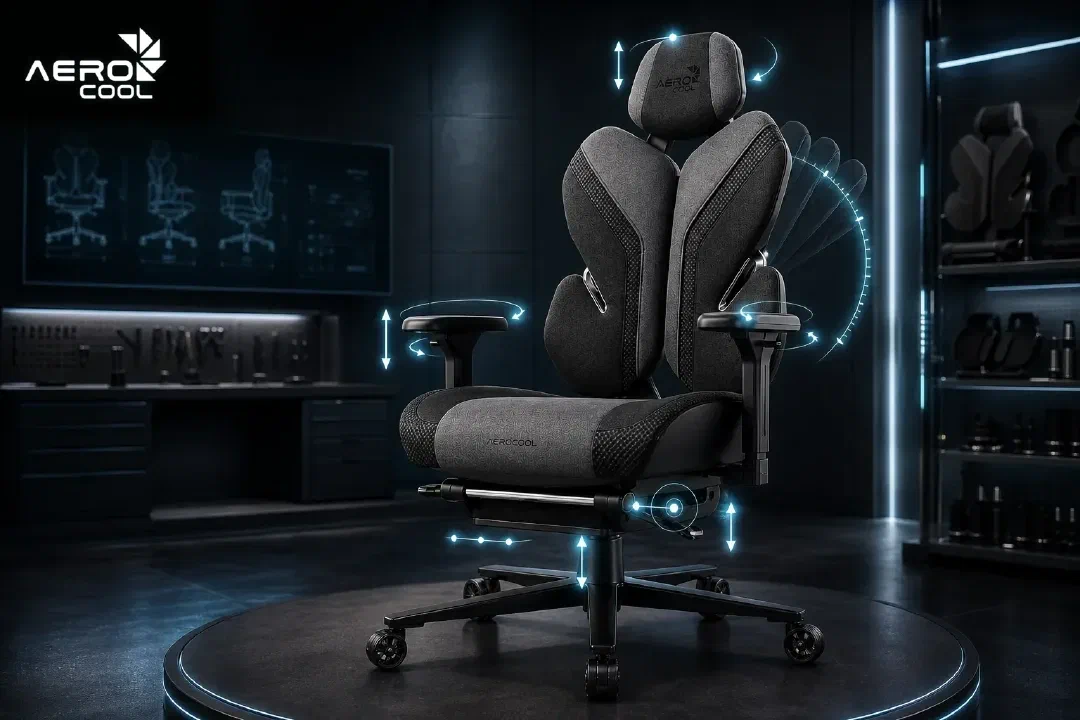 7D, 8D і 11D регулювання в кріслах Aerocool