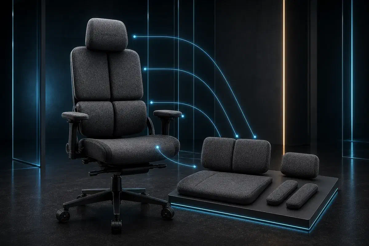 Практичний сценарій довгого використання Aerocool XTAL зі змінними подушками і контактними зонами для обслуговування