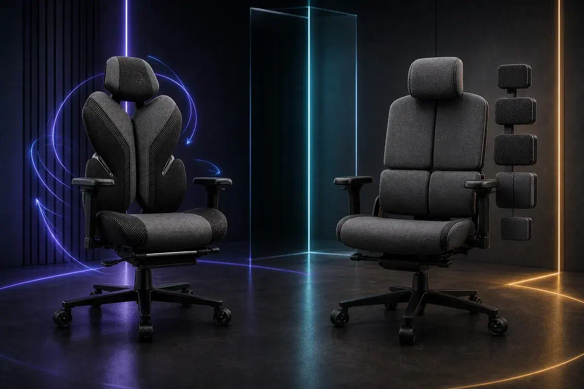 WING 360 і XTAL як дві різні ергономічні платформи Aerocool з активною підтримкою і практичною модульністю