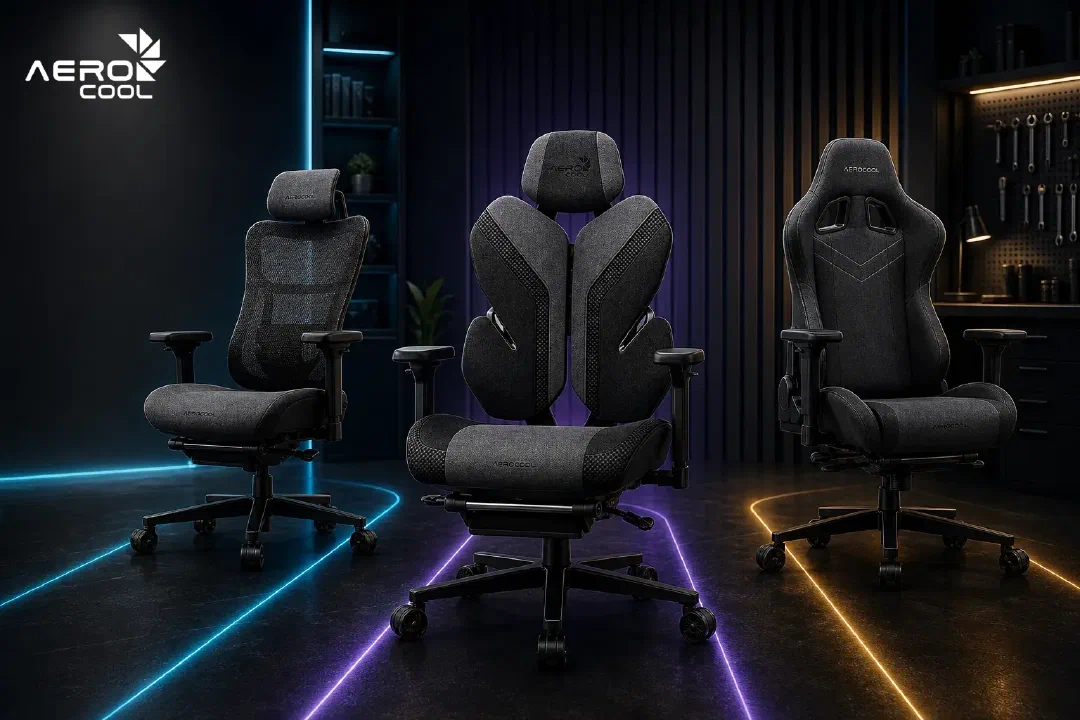 Новые гиды Aerocool по выбору кресел SKY WING 360 и XTAL