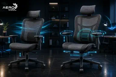 Серія Aerocool SKY з офісними та комп'ютерними кріслами Lite і 360