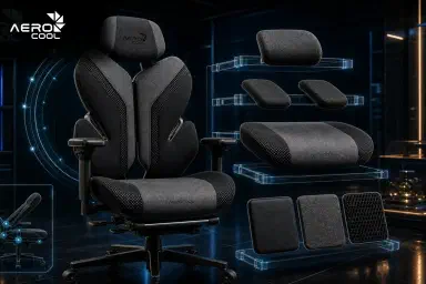 Серія Aerocool XTAL з ігровими та комп'ютерними кріслами