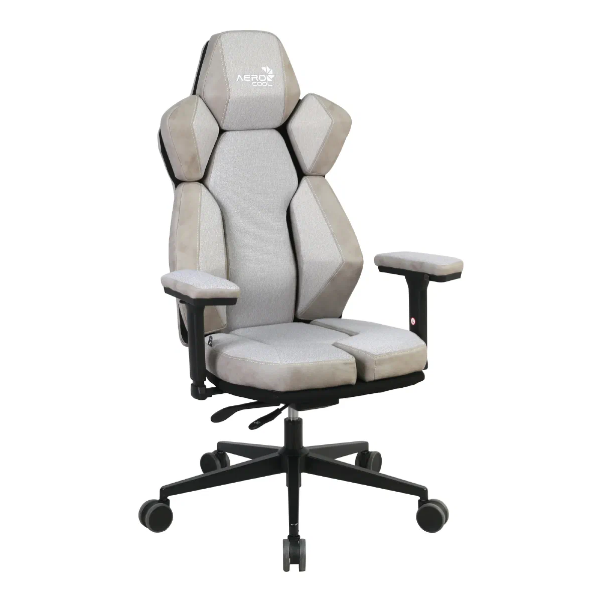 Крісло Aerocool XTAL Loft Air Light Grey — Вигляд спереду під кутом
