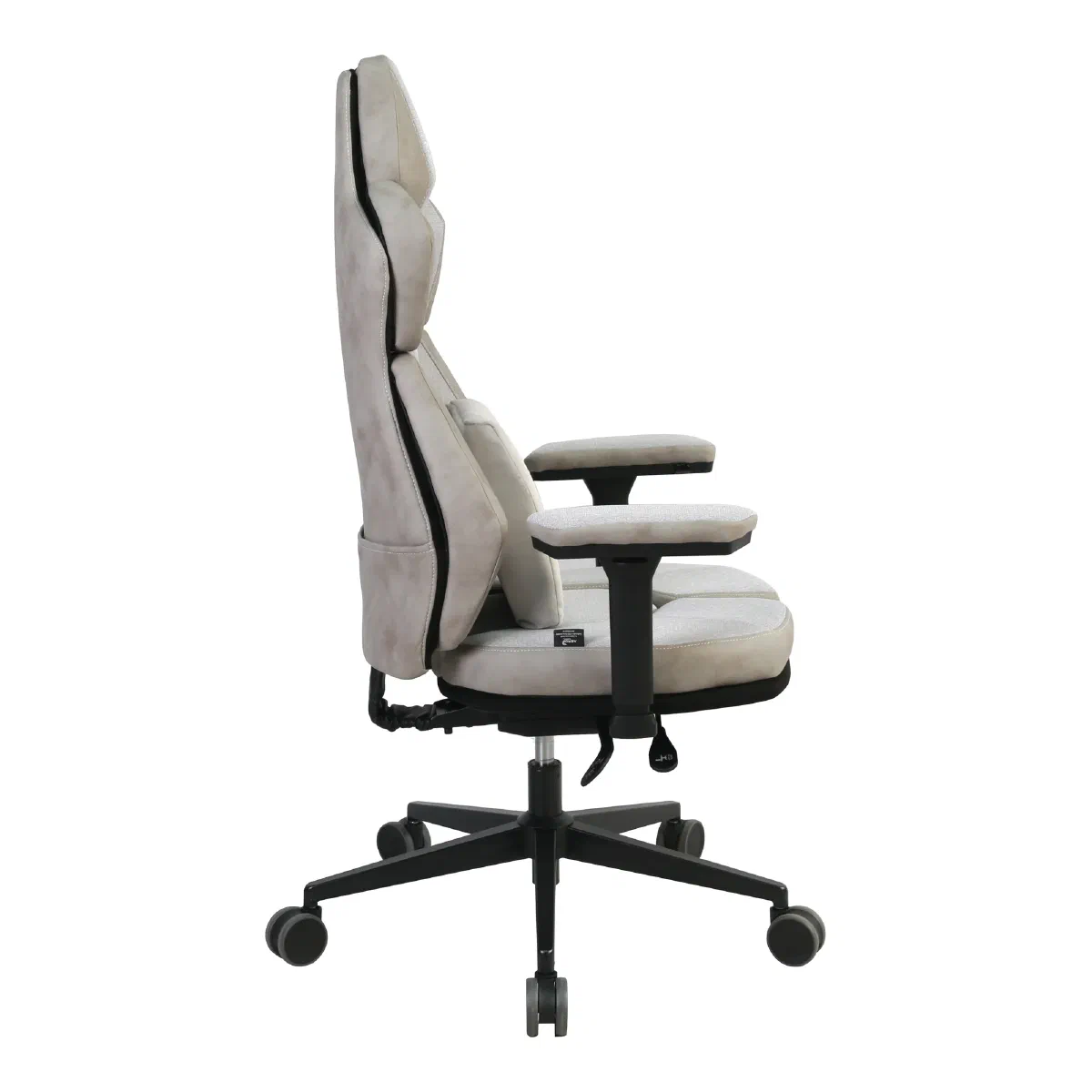 Крісло Aerocool XTAL Loft Air Light Grey — Боковий профіль