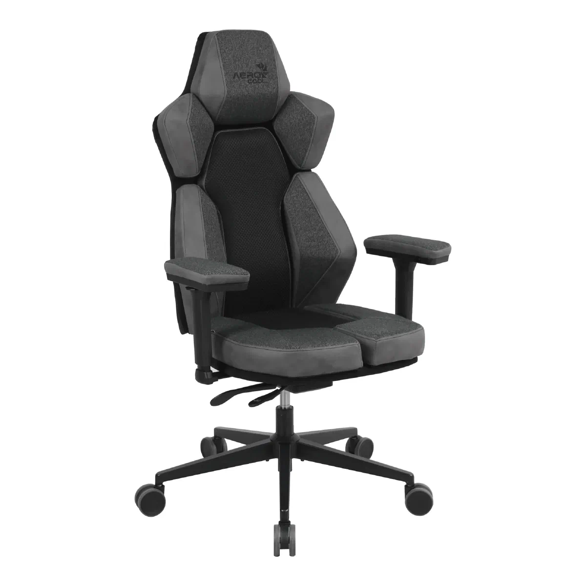 Кресло Aerocool XTAL Mesh Black — Вид спереди под углом