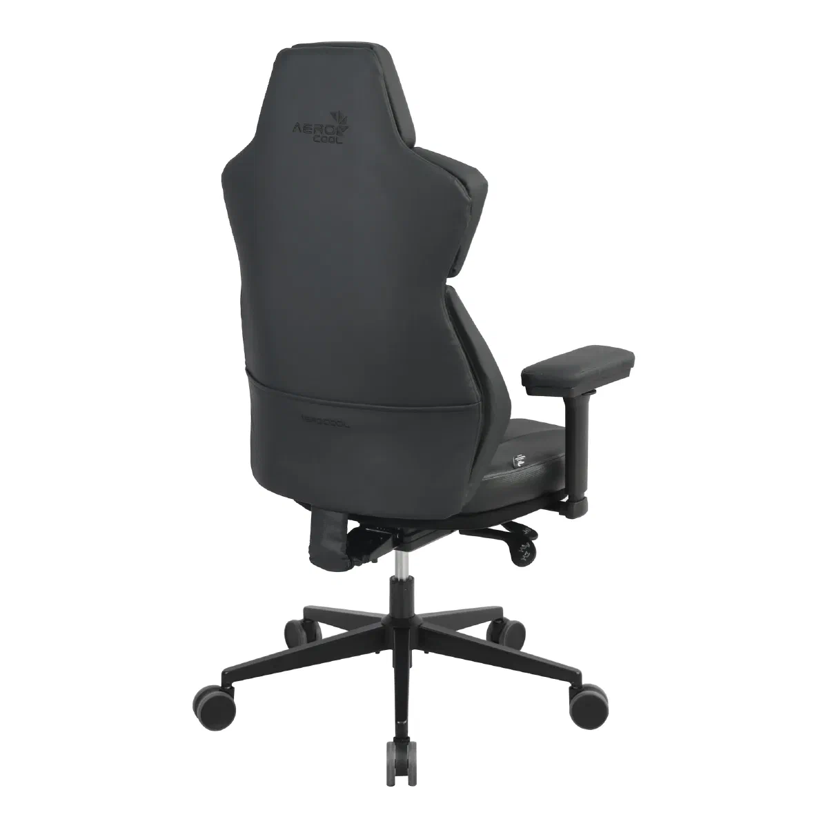 Крісло Aerocool XTAL Racer Black — Вигляд ззаду під кутом
